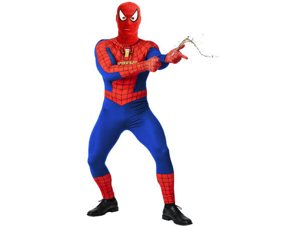 Superhelt - Spider Bar 1 Herrekostyme - Str 54-56 (XL) 