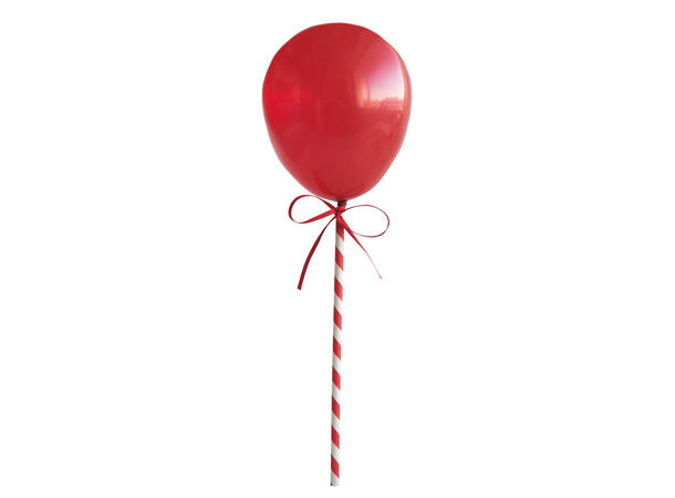 Ballong kakebanner - Assorterte farger 1 Kakebanner med gummiballonger - mini