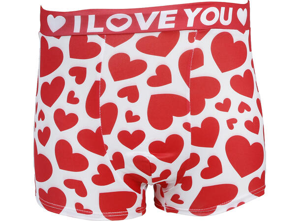 Bokser - "I love you" 1 Bokser til herre - Str 52-54 (L) 