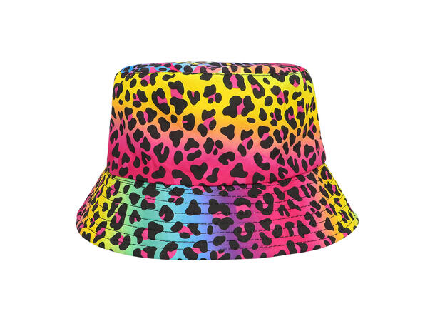 Bøttehatt - Leopard - Multicolor 1 Bøttehatt til voksen - Onesize 