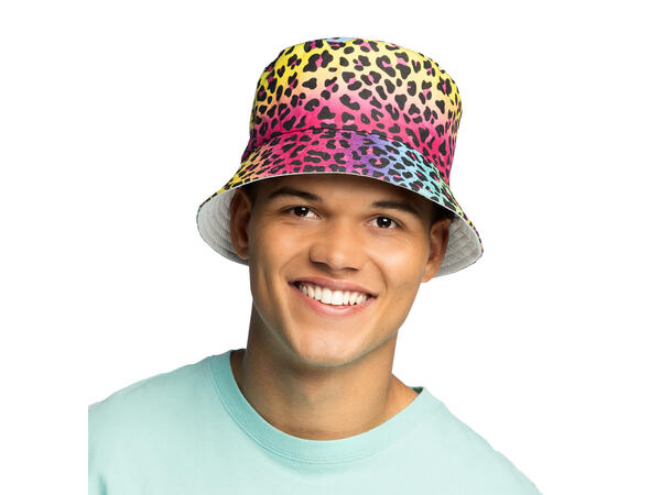 Bøttehatt - Leopard - Multicolor 1 Bøttehatt til voksen - Onesize 