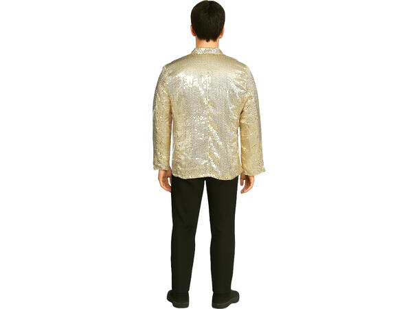 Dressjakke - Gull m/paljetter 1 Jakke til herre - Str 48-50 (M) 