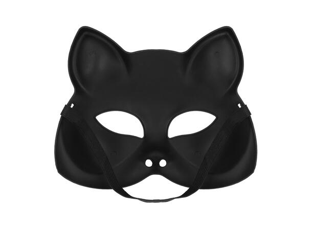 Halvmaske - Katt - Gull 1 Halvmaske til voksen 