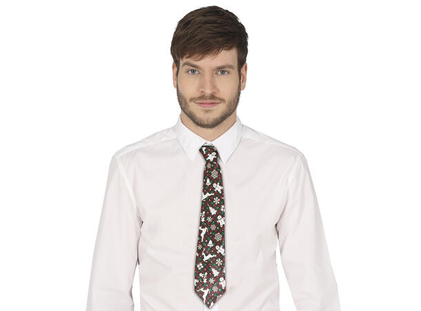 Juleslips - Grønn 1 Slips i polyester - 45cm 
