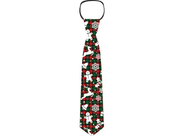 Juleslips - Grønn 1 Slips i polyester - 45cm 