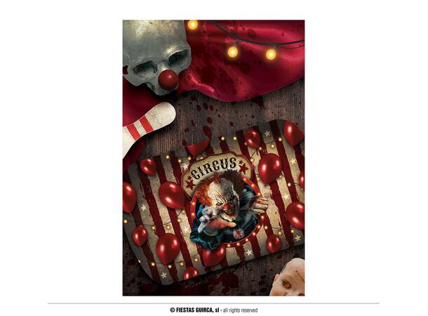 Killer Clown 1 Serveringsbolle i plast - 39x24cm 
