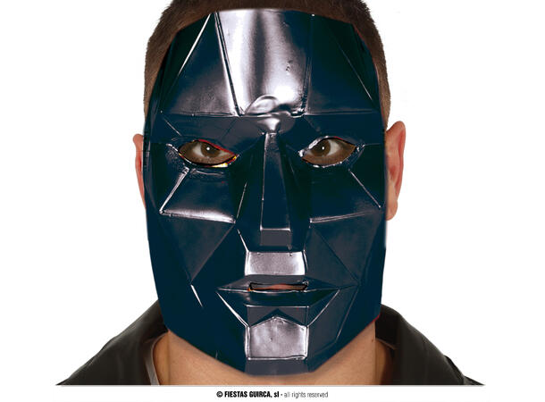 Maske - Sort GAMER - Sqiud Game 1 Maske til voksen i PVC 