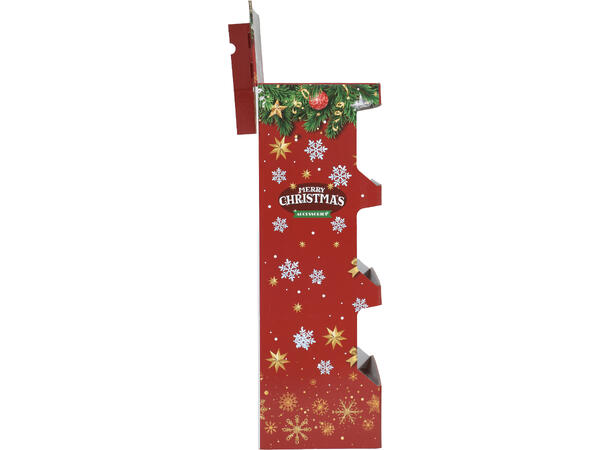 Sjokkselger i papp til julegensere 1 Display i papp - 60x37x150cm 