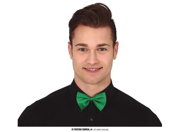 Sløyfe - St. Patricks day - Grønn 1 Tversoversløyfe - 11cm 
