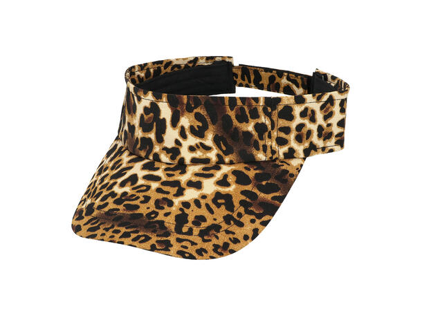 Solskjerm i leopardskinn 1 Solskjerm - Onesize 