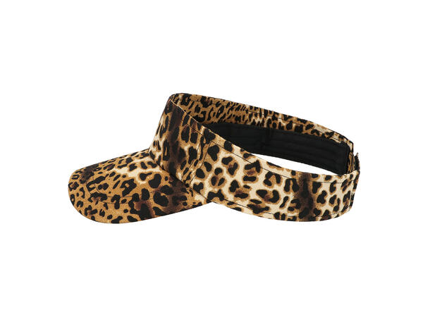 Solskjerm i leopardskinn 1 Solskjerm - Onesize 