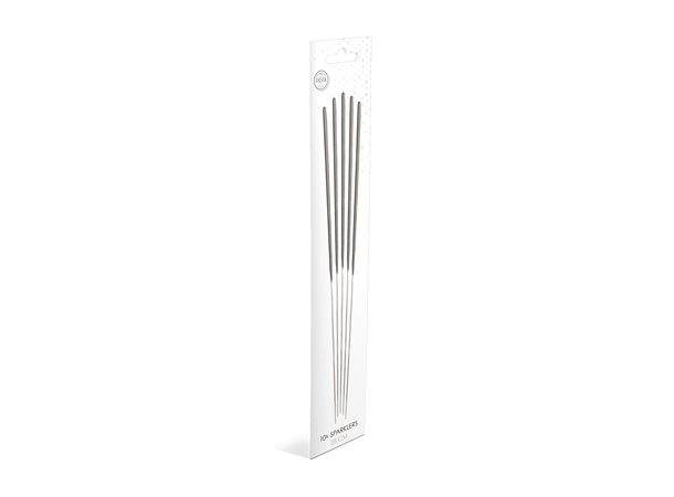 Stjerneskudd - Sølv 10 stjerneskudd - 28cm 