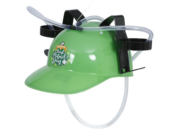 Ølhjelm - St. Patricks Day 1 Hjelm i plast m/ølholder 