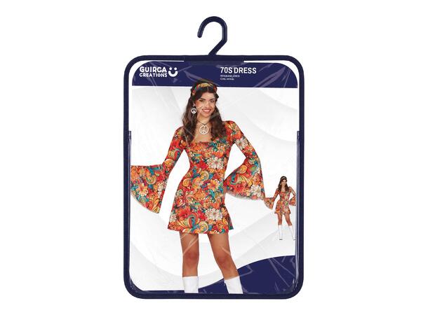 70-talls kjole - Flower Power 1 Damekostyme - Str 42-44 (L) 