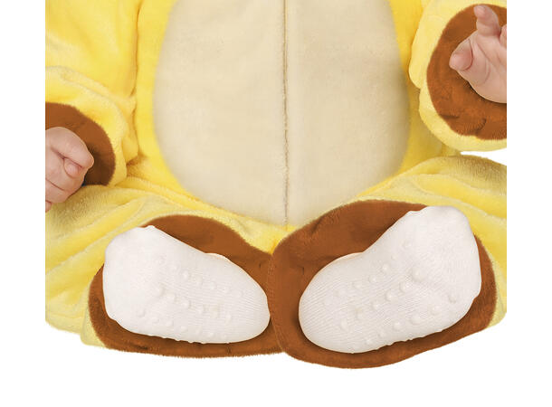 Baby - Pikachu - Onepiece 1 Babykostyme - Str 2-3 år (100cm) 