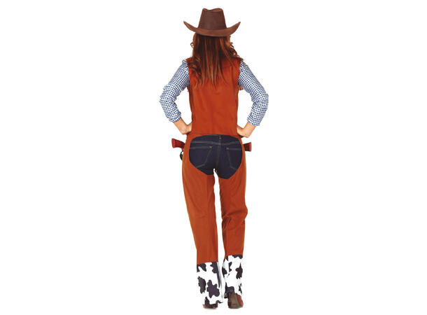 Cowgirl - Brun 1 Damekostyme - Str 42-44 (L) 