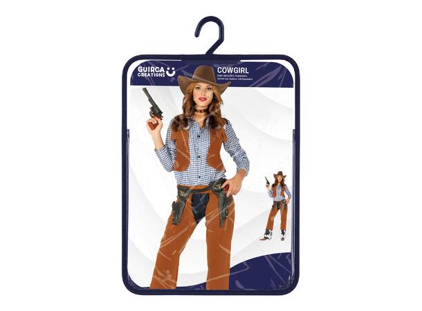 Cowgirl - Brun 1 Damekostyme - Str 42-44 (L) 