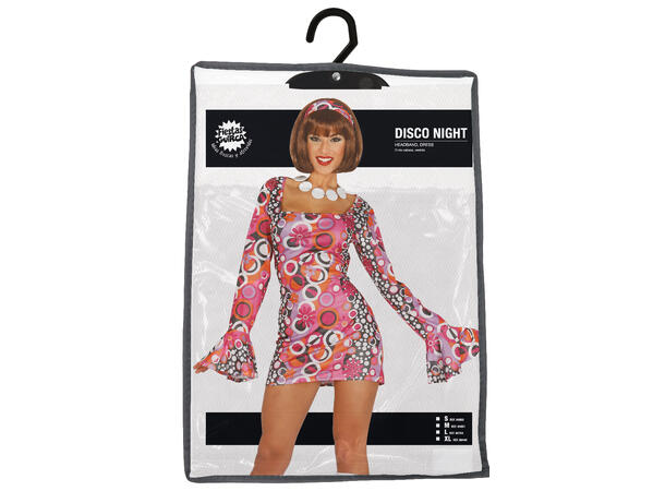 Disco Night 1 Damekostyme - Str 44-46 (XL) 