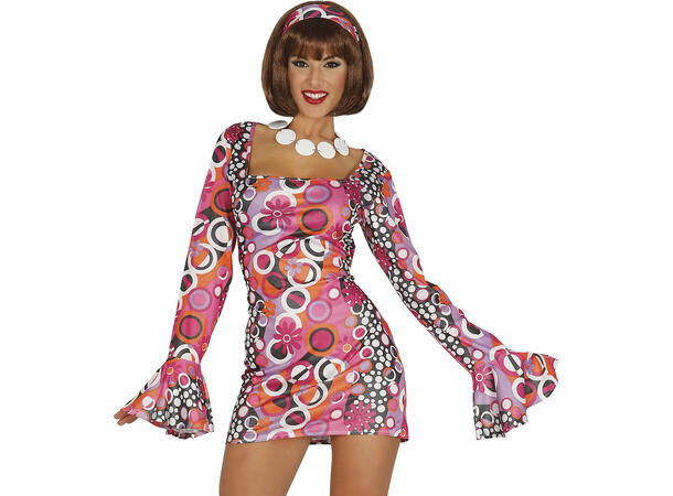 Disco Night 1 Damekostyme - Str 44-46 (XL) 
