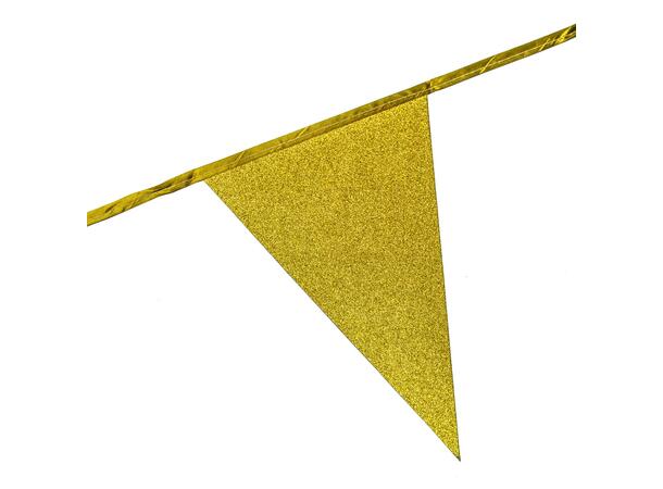 Flaggbanner - Glitter gull 1 Flaggbanner - 6m 