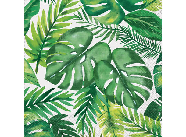 Palme Luau 16 Lunchservietter - 33x33cm