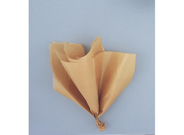 Silkepapir - Gull Metalllic 5 stk silkepapir - 50x66cm