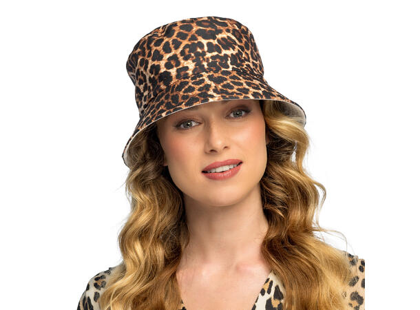 Bøttehatt - Leopard 1 Bøttehatt til voksen - Onesize 