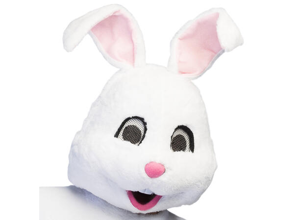 Hoppende hare - Hvit 1 Kostyme til voksen - Unisex - Onesize 