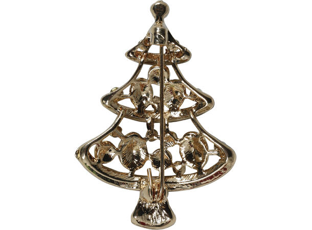 Julebrosje - Juletre 1 Brosje i metall - 4,5cm 