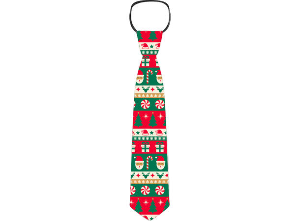 Juleslips - Candy cane 1 Slips i polyester - 45cm 