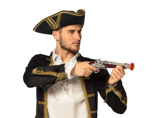 Piratpistol - Muskedunder 1 Lekepistol i plast - 35cm 
