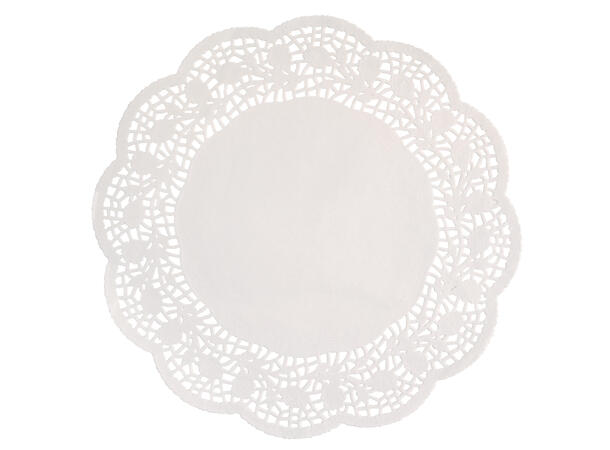 Pynteservietter - Hvit 28 Kakeservietter ( Doilies) - 21cm
