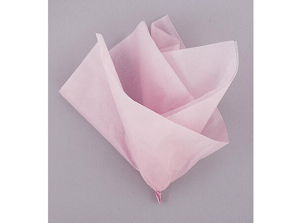 Silkepapir - Rosa Pastell 10 stk silkepapir - 50x66cm
