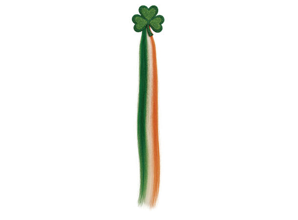 St. Patricks day - Hairextension kløver 1 Hairextension - 40cm 