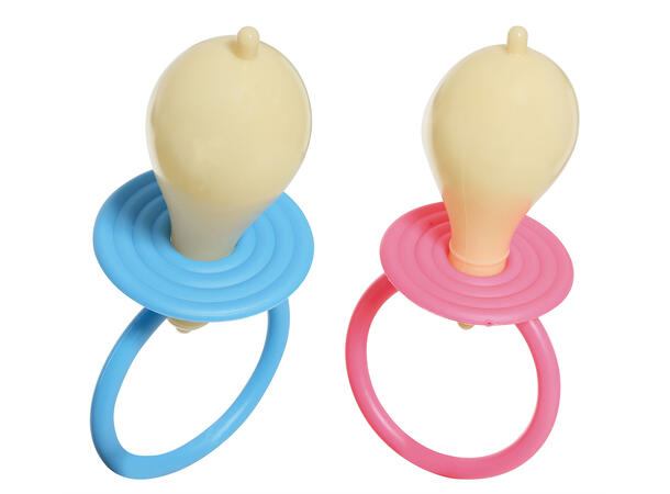 Stor smokk - Assorterte farger 1 Smukk i plast - 26cm 