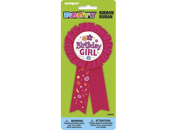 Birthday Girl 1 Premiemerke i nylon