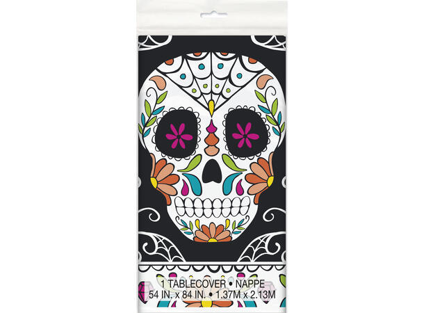 Kranie Day of the Dead 1 Plastikkduk firkantet - 137x214cm