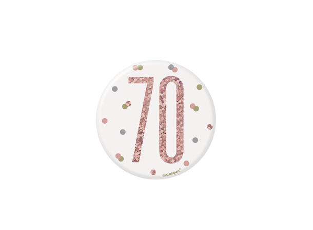 Rosegull Glitz - #70 1 merke - 7,5cm