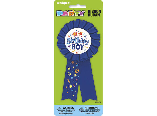 Birthday Boy 1 Premiemerke i nylon