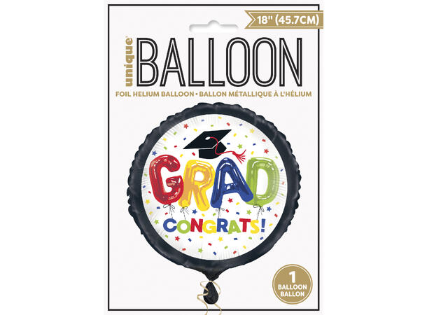 Graduation, Ballonger 1 Folieballong - 46cm(18")