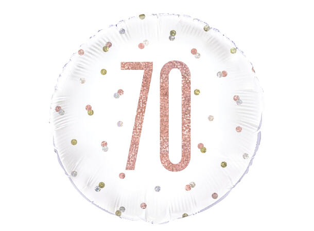Rosegull Glitz - #70 1 Folieballong - 46cm(18")