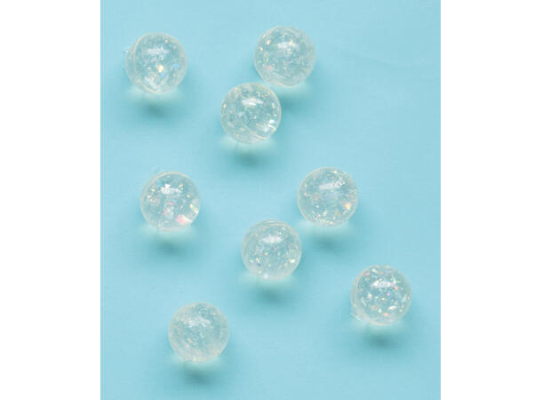 Sprettballer - Iriserende 8 Festleker - 3,5cm