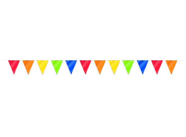 Flaggbanner Multicolour - Lang 1 Flaggbanner i plast - 10m 