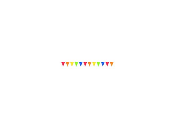 Flaggbanner Multicolour - Lang 1 Flaggbanner i plast - 10m 