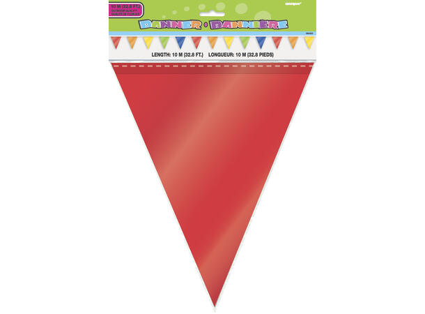 Flaggbanner Multicolour - Lang 1 Flaggbanner i plast - 10m 