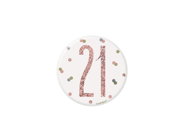 Rosegull Glitz - #21 1 merke - 7,5cm