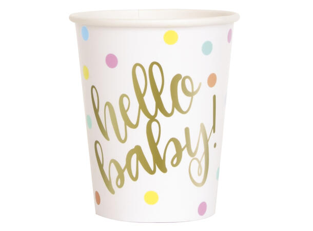 Hello Baby 8 Kopper i papp - 2,5dl