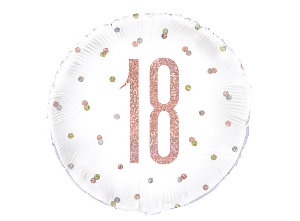 Rosegull Glitz - #18 1 Folieballong - 46cm(18")