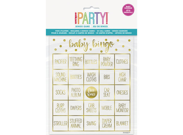 Hello Baby 1 Festleke/spill for 8 - Bingo