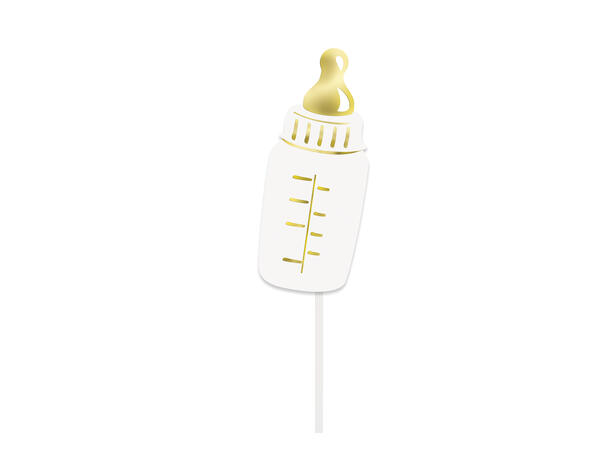 Hello Baby 10 Photoprops i papir på pinne